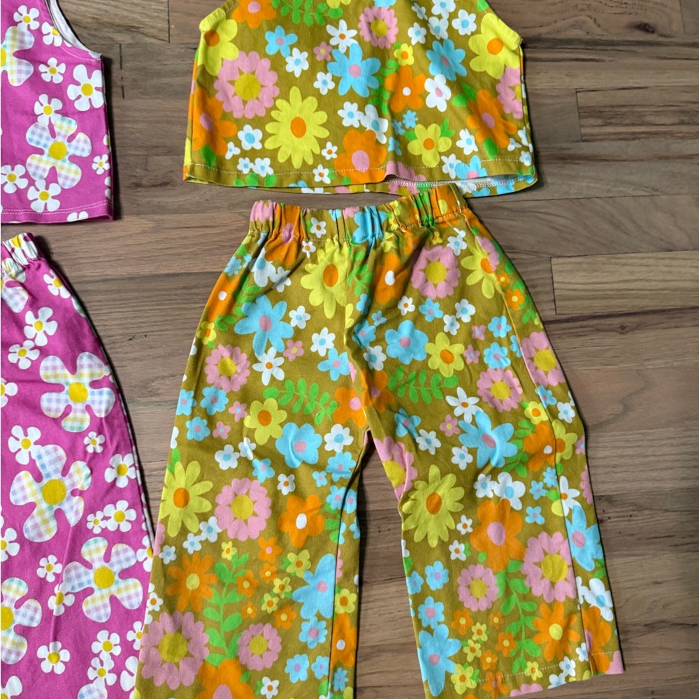 Joonbird Flower power pant sets - 4t - Picture 2 of 11